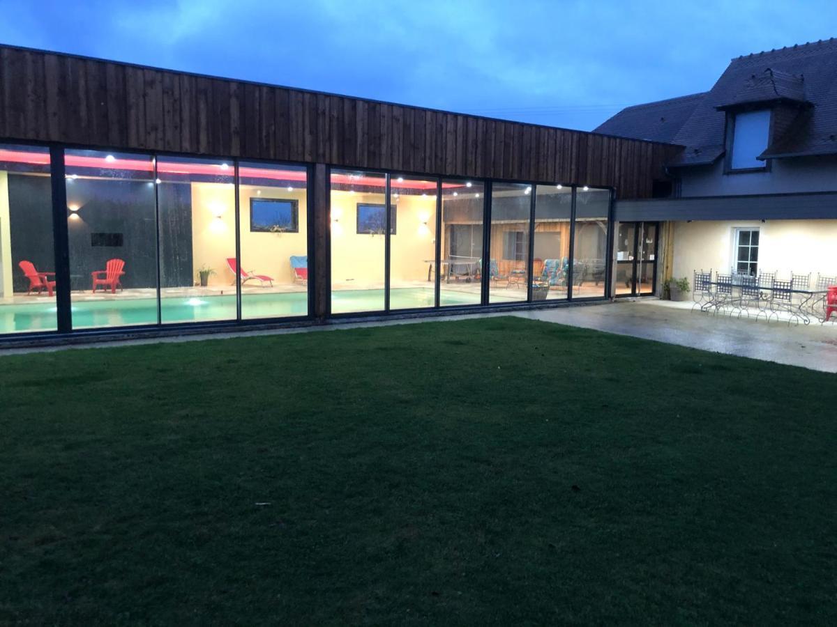 Cottage Piscine Interieure31Degres Zoo La Fleche24H Du Mans Clermont-Creans Exterior foto